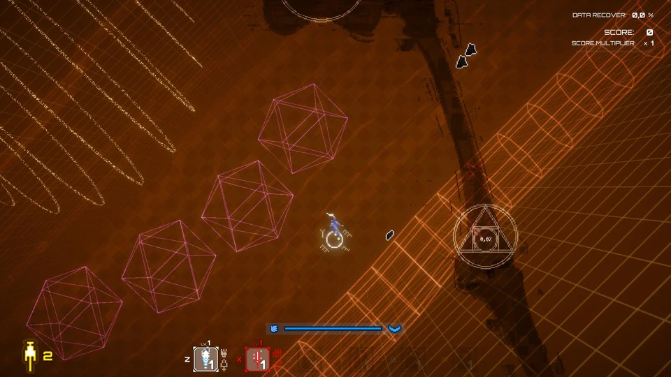 Orange realm background