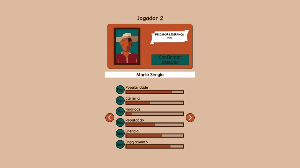Early character selection
